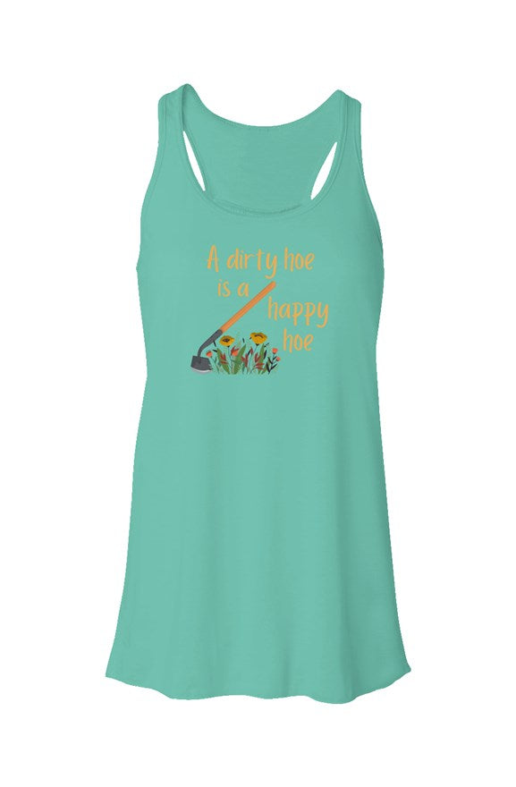 Dirty Hoe Flowy Racerback Tank