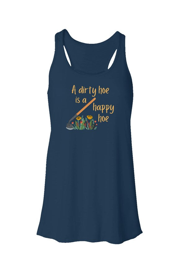 Dirty Hoe Flowy Racerback Tank