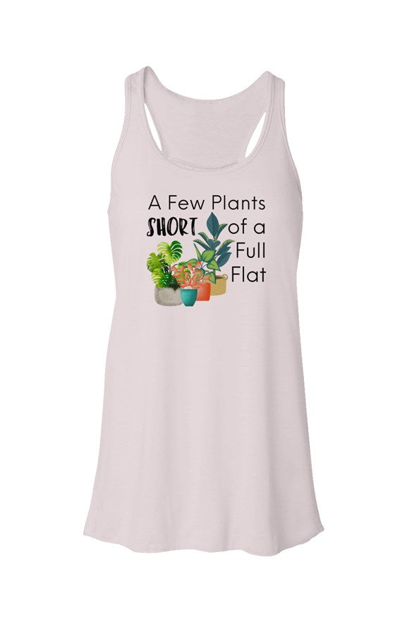 Few Plants Short Flowy Racerback Tank