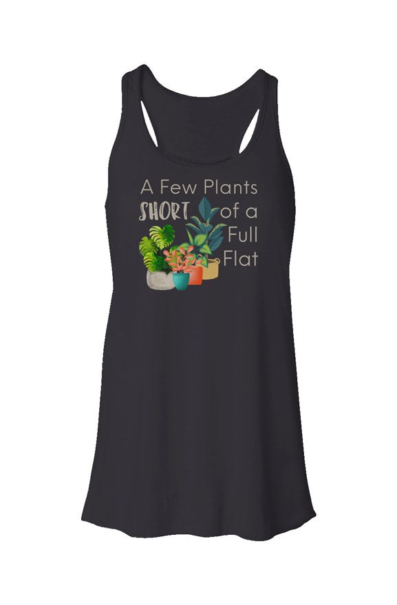 Few Plants Short Flowy Racerback Tank