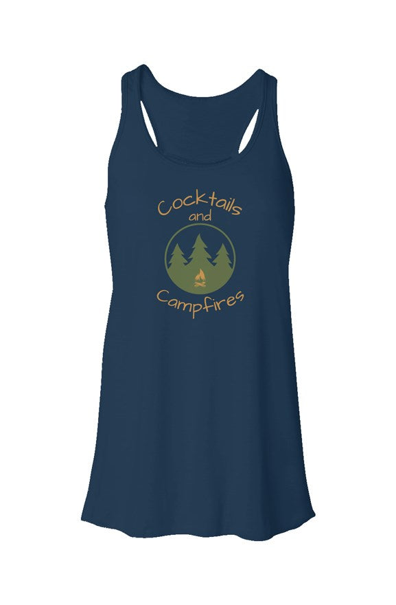 Campfires Flowy Racerback Tank