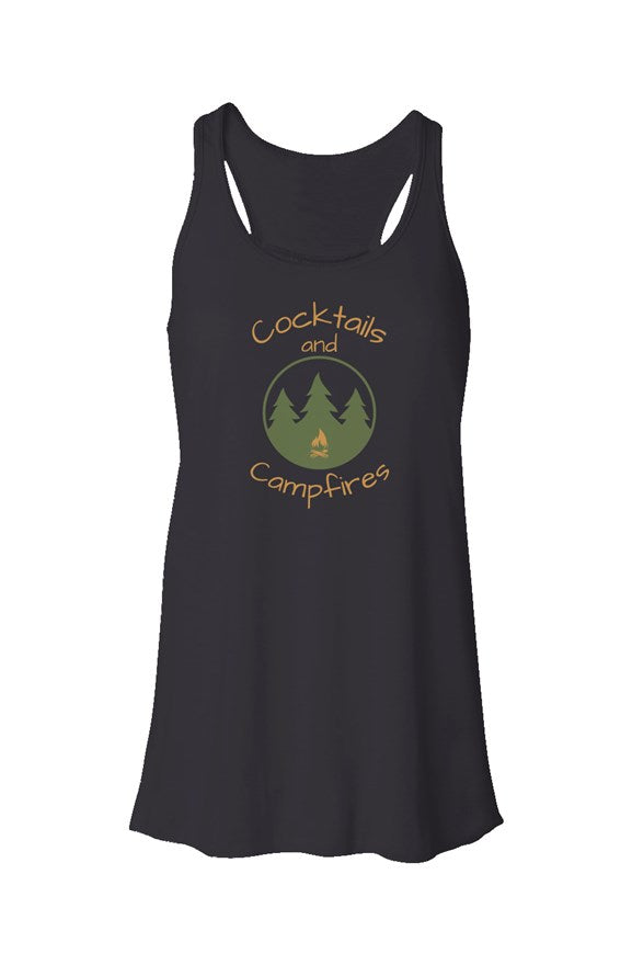 Campfires Flowy Racerback Tank