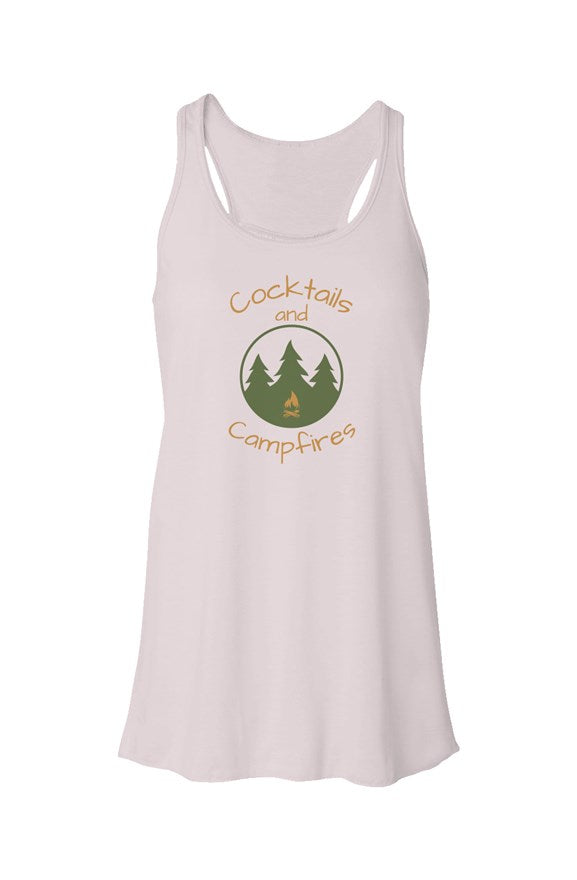 Campfires Flowy Racerback Tank