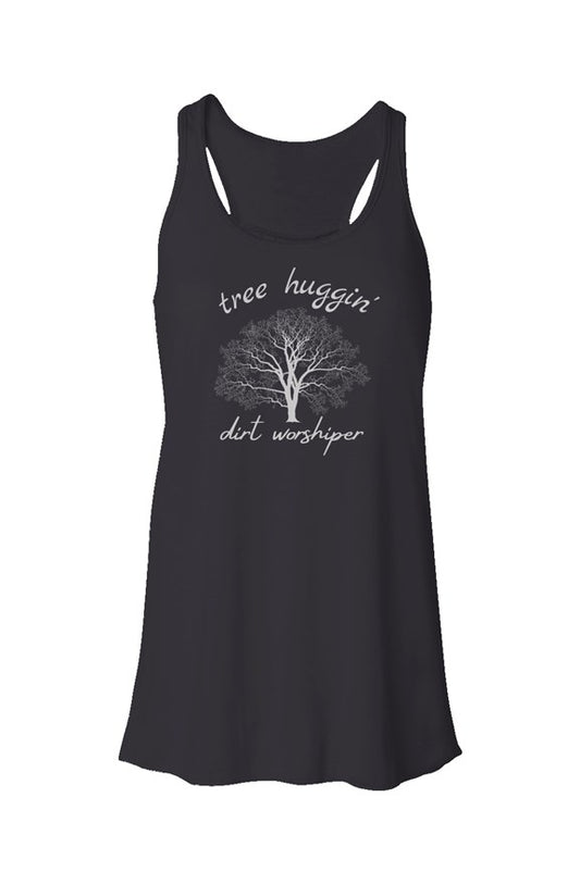 Tree Huggin Flowy Racerback Tank