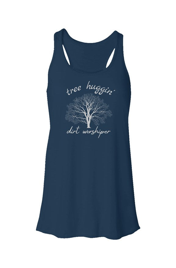 Tree Huggin Flowy Racerback Tank