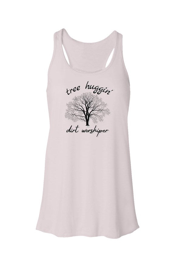 Tree Huggin Flowy Racerback Tank