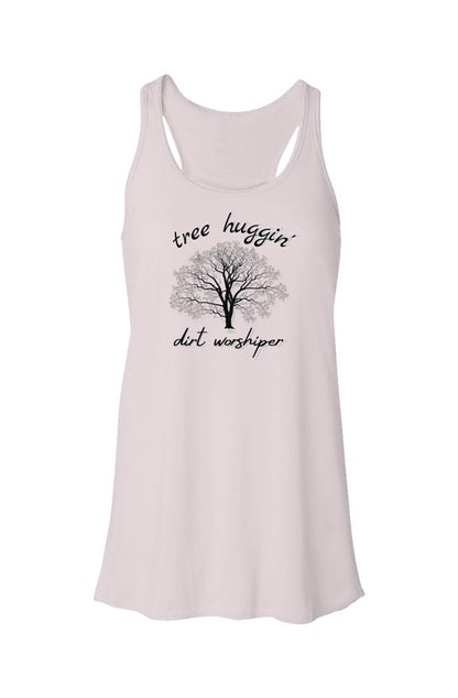 Tree Huggin Flowy Racerback Tank