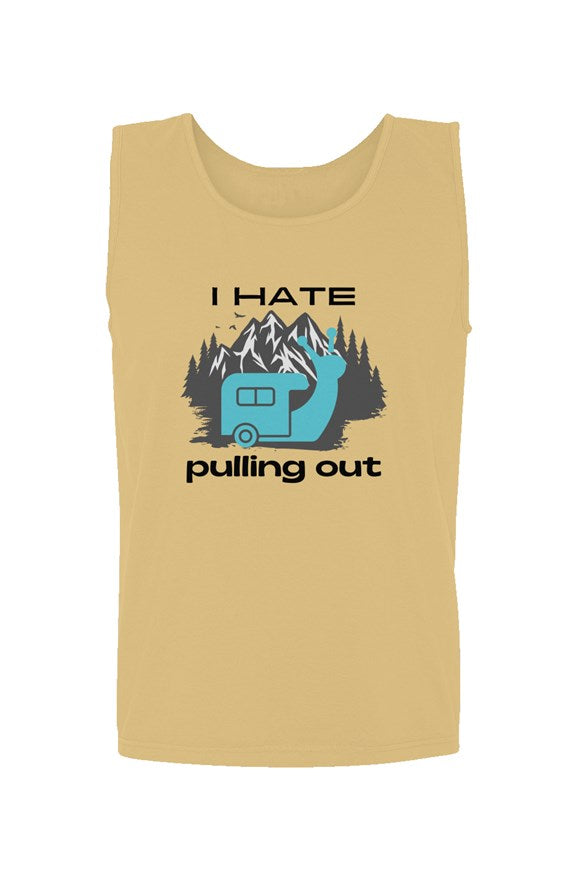Pulling out Comfort Colors Tank Top