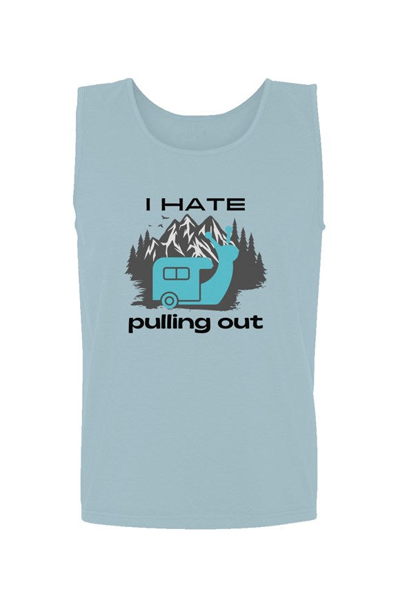 Pulling out Comfort Colors Tank Top