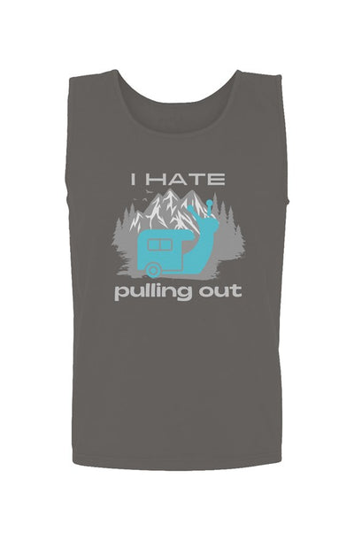 Pulling out Comfort Colors Tank Top