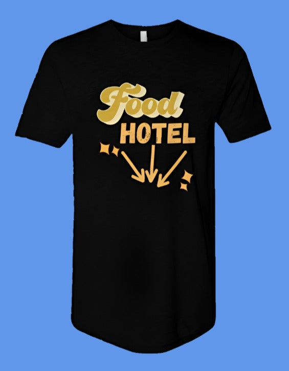 Food Hotel Long Body Tee