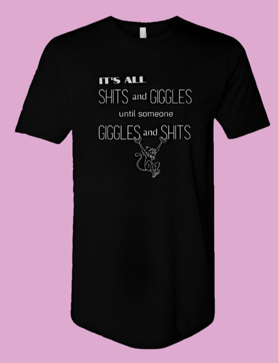 Giggles Long Body Tee