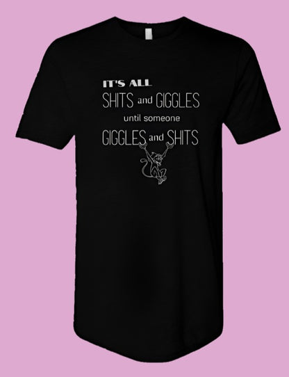 Giggles Long Body Tee