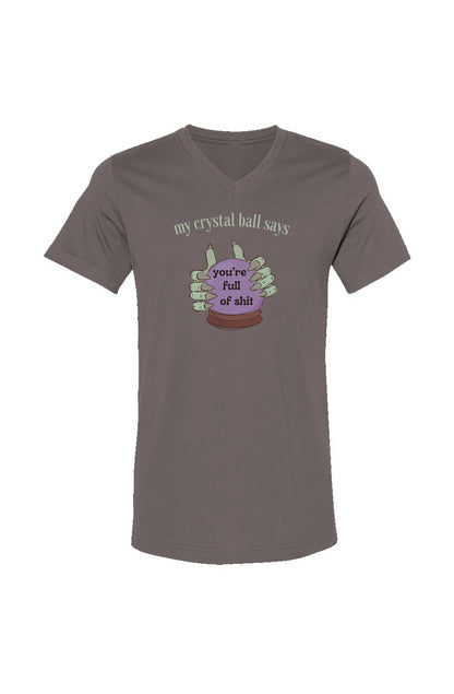 Unisex V-Neck Halloween Crystal Ball