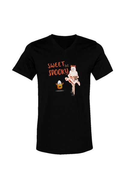 Unisex V-Neck Halloween Spooky