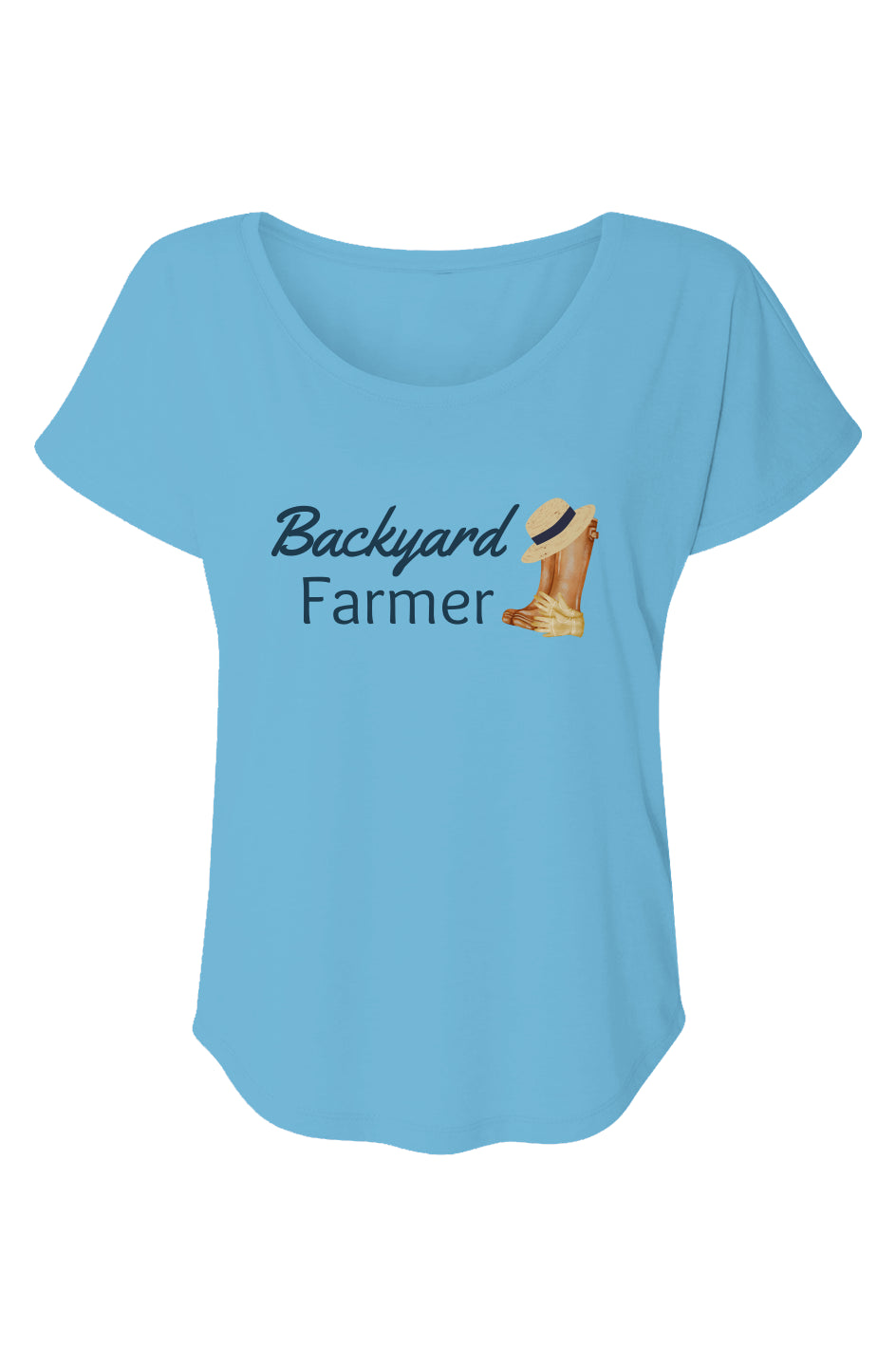 Women’s Triblend Short Sleeve Dolman Backyard Farmer