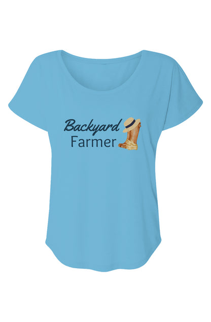 Women’s Triblend Short Sleeve Dolman Backyard Farmer