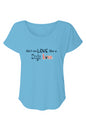 Women’s Triblend Short Sleeve Dolman Ain't no Love