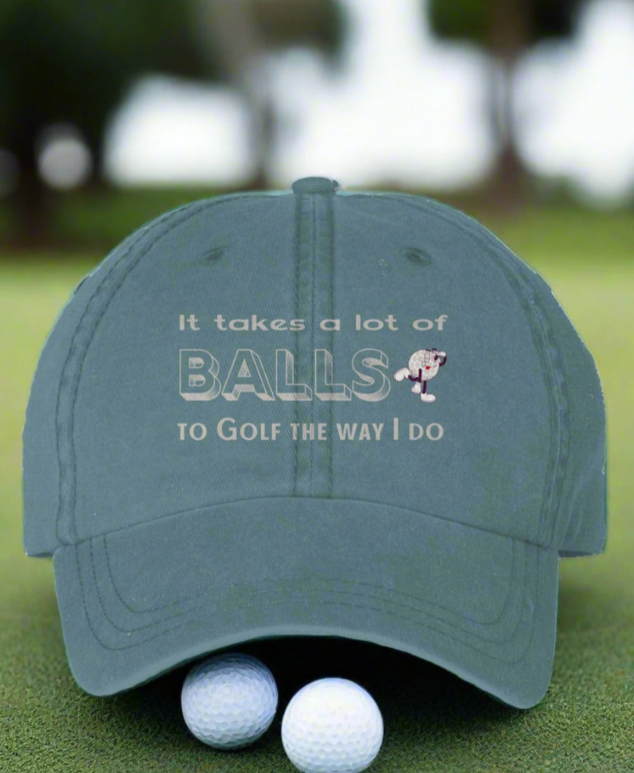 Dad style, low profile unisex cap, Adjustable buckle closure, perfect Golf lover gift