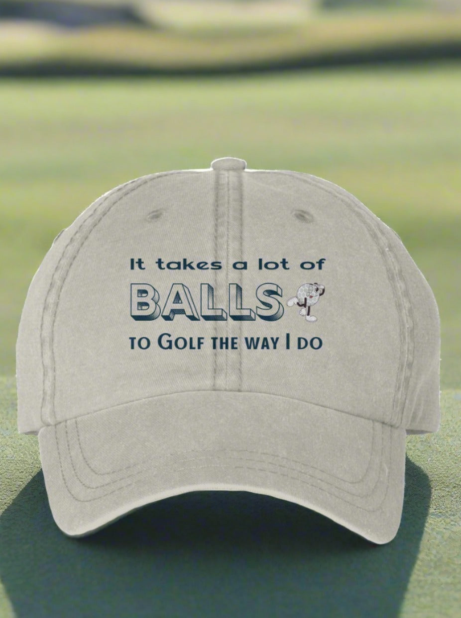 Dad style, low profile unisex cap, Adjustable buckle closure, perfect Golf lover gift