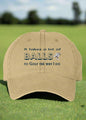 Dad style, low profile unisex cap, Adjustable buckle closure, perfect Golf lover gift