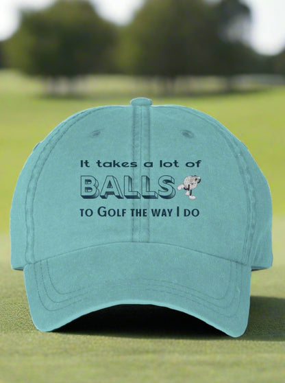 Dad style, low profile unisex cap, Adjustable buckle closure, perfect Golf lover gift