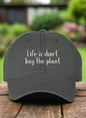 Dad style, low profile unisex cap, Adjustable buckle closure, perfect plant lover gift