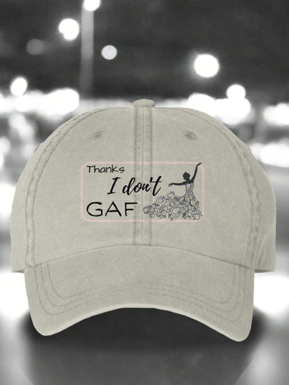 Dad style, low profile unisex cap, adjustable buckle closure, sarcastic GenX statement