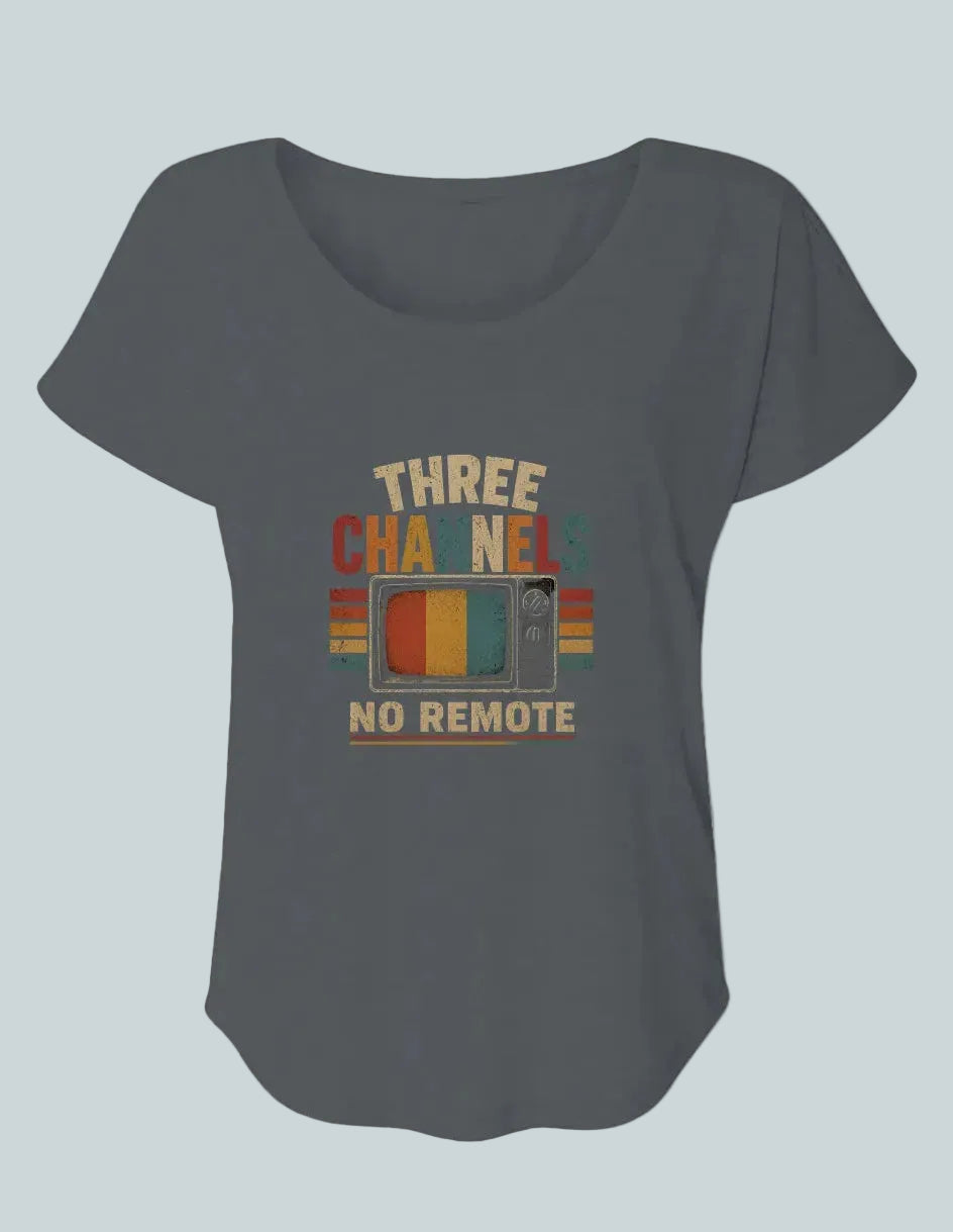 Three Channels No Remote | Gen X Graphic Tee