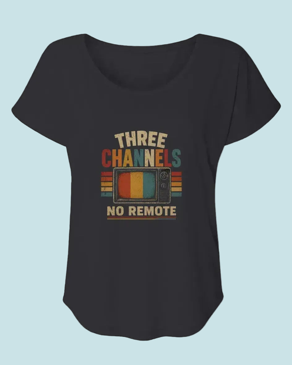 Three Channels No Remote | Gen X Graphic Tee