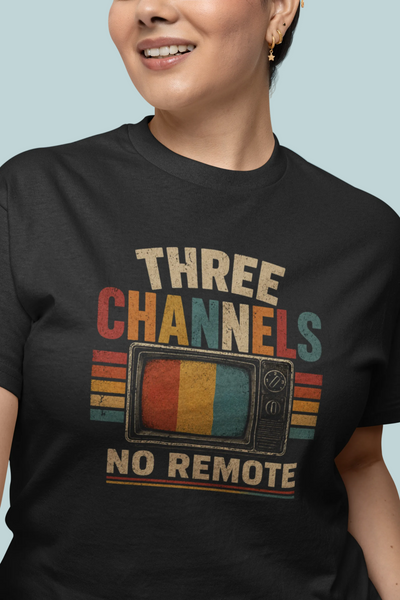 Three Channels No Remote | Gen X Graphic Tee