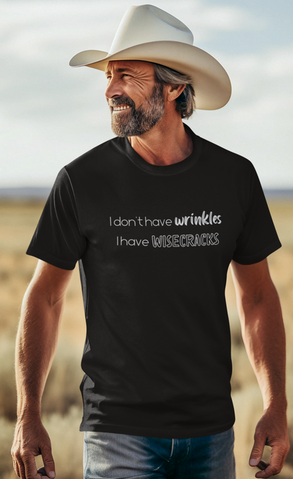 I don't have wrinkles Long Body Mens Tee