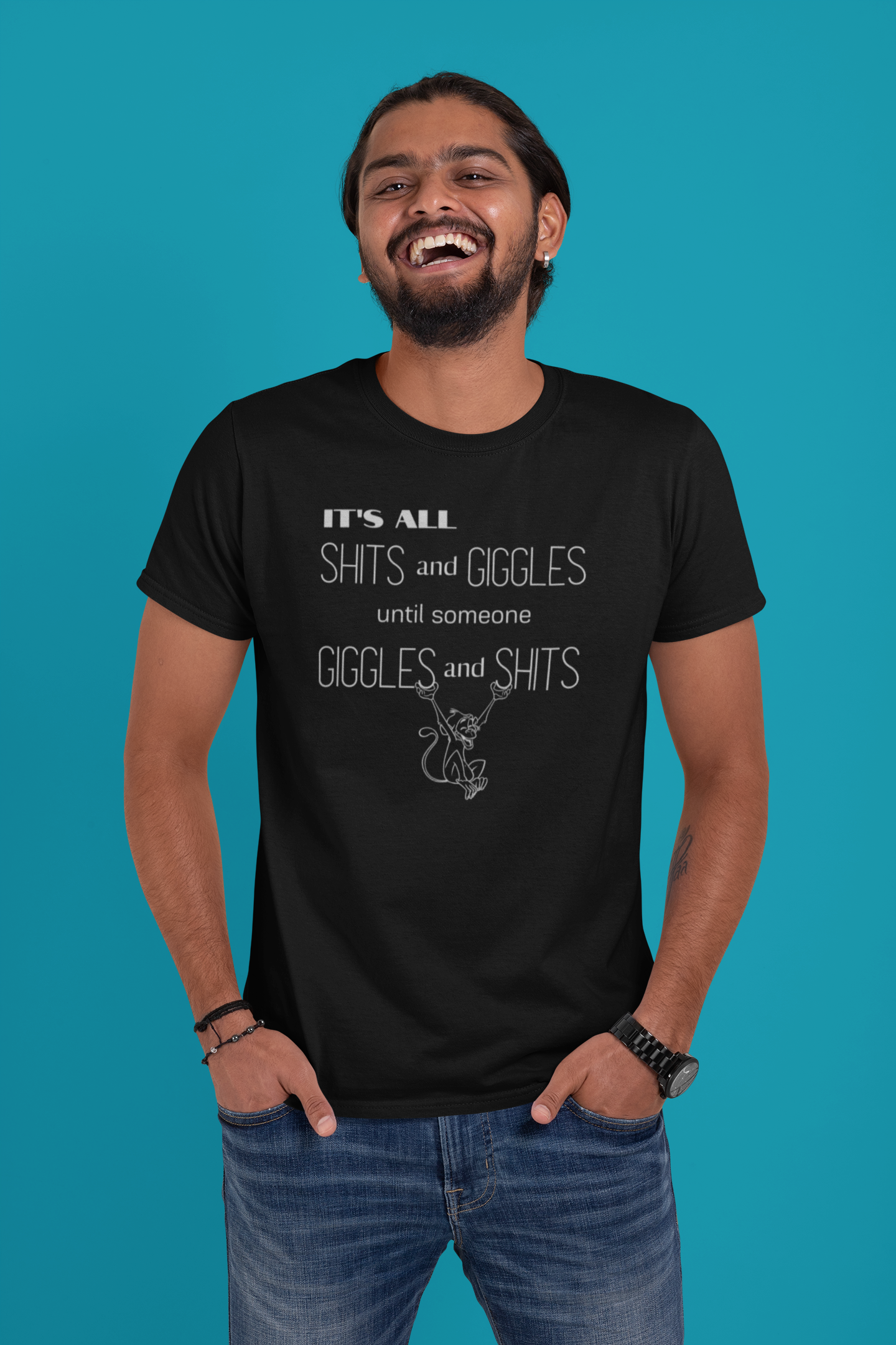 Giggles Long Body Tee