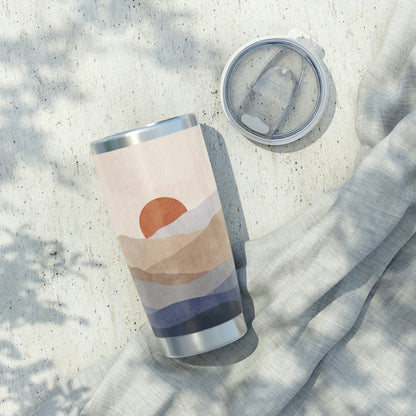 Mid-Century Sunset Tumbler