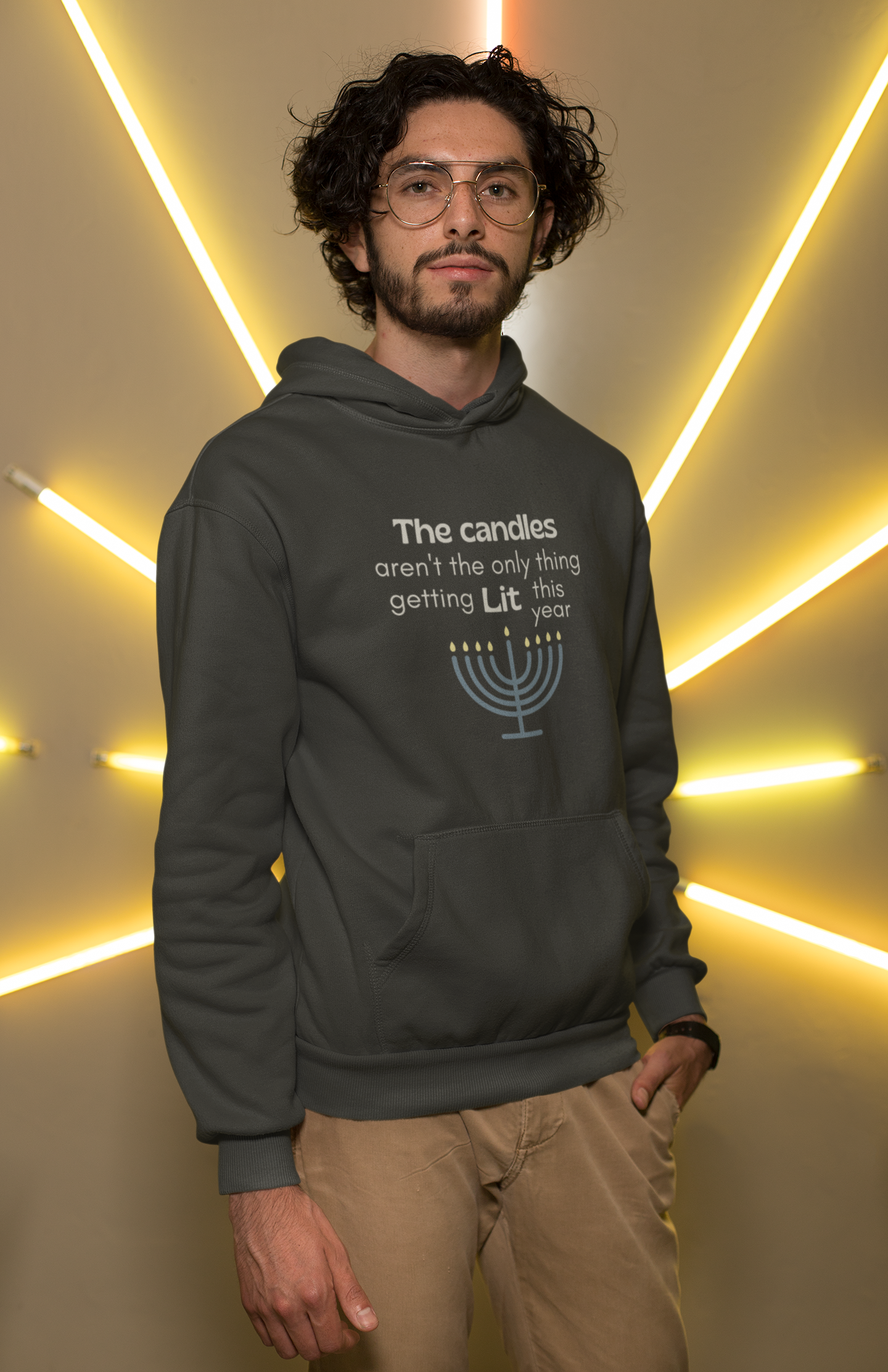 Light The Menorah Hoodie