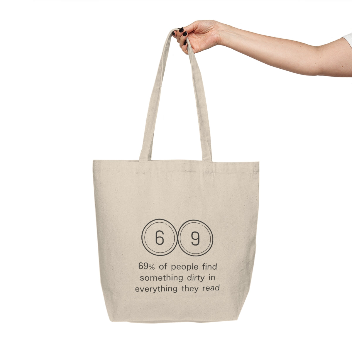 69% Canvas Shopping Tote