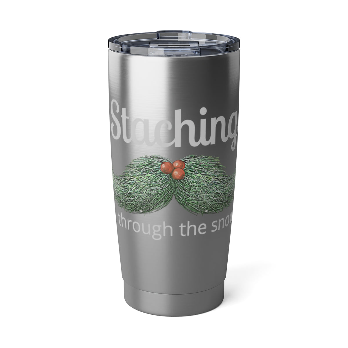 Staching Through The Snow Tumbler