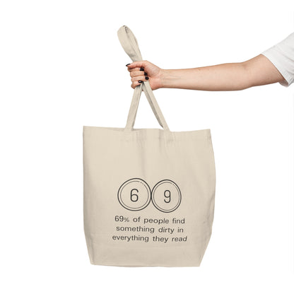 69% Canvas Shopping Tote